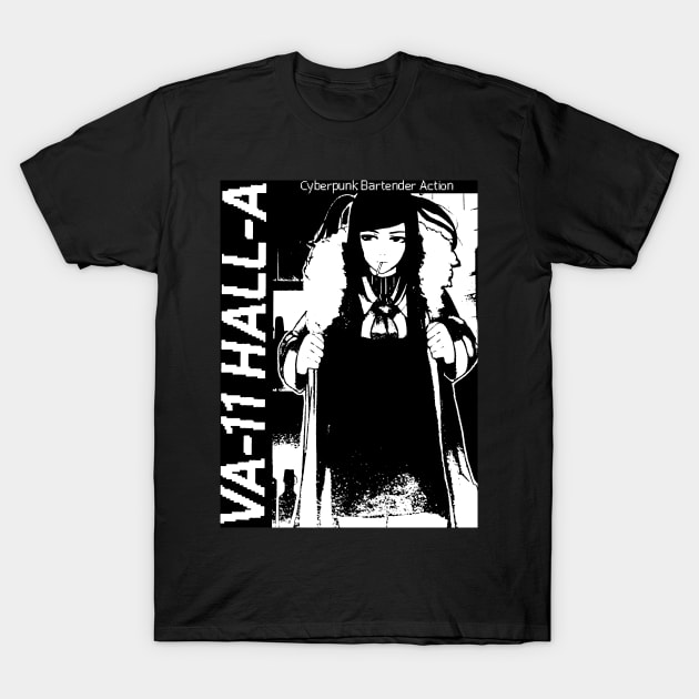 VA-11 HALL-A T-Shirt by Neon Bang Bang